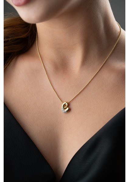 925 Ayar Gümüş Taşlı Harf Kolye fırsatları