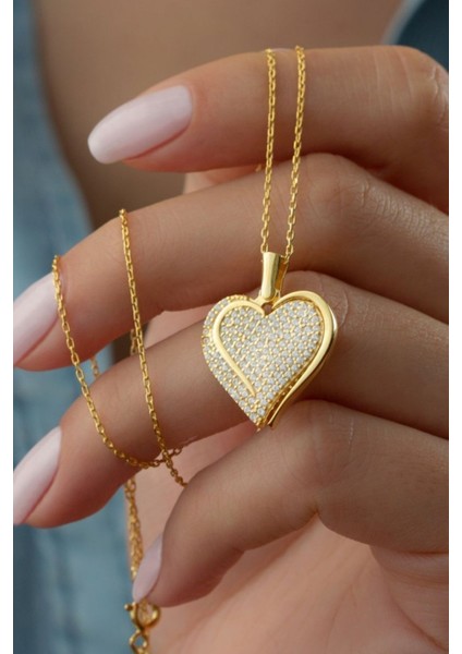 925 Ayar Gümüş Isimli Açılan Kalp Kolye modelleri