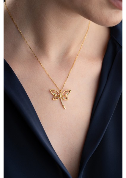 925 Ayar Gümüş Işıklı Kutuda Yusufçuk Kolye fırsatları