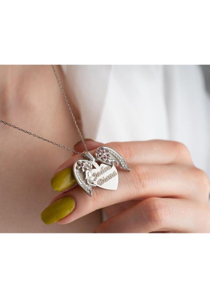 925 Ayar Gümüş Açılabilen Anne Bebek Kolye fırsatları