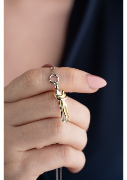 925 Ayar Gümüş Sarılan Kolye