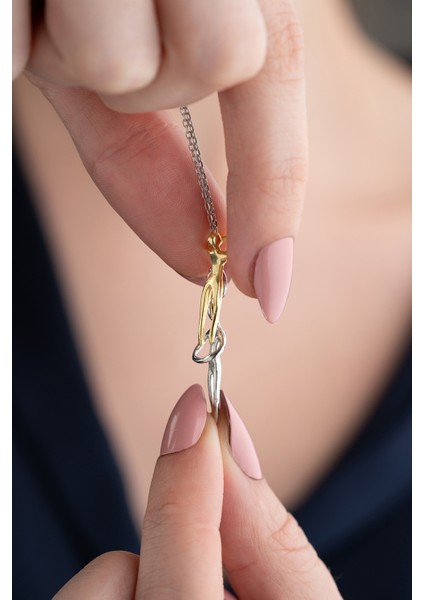 925 Ayar Gümüş Sarılan Kolye fırsatları