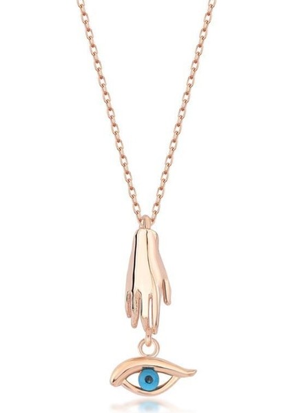 925 Ayar Gümüş Şans Göz Kolye