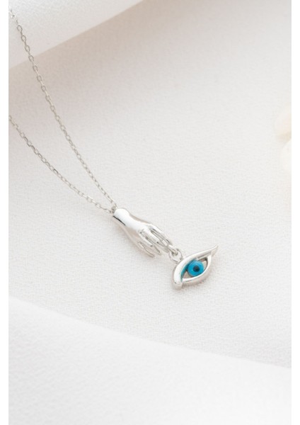 925 Ayar Gümüş Şans Göz Kolye