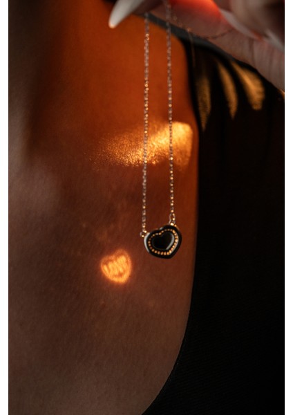 925 Ayar Yansıtmalı Aşk Kolye modelleri