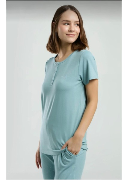 Kadın Kısa Kol Pijama TAKIM-8985 fiyatları