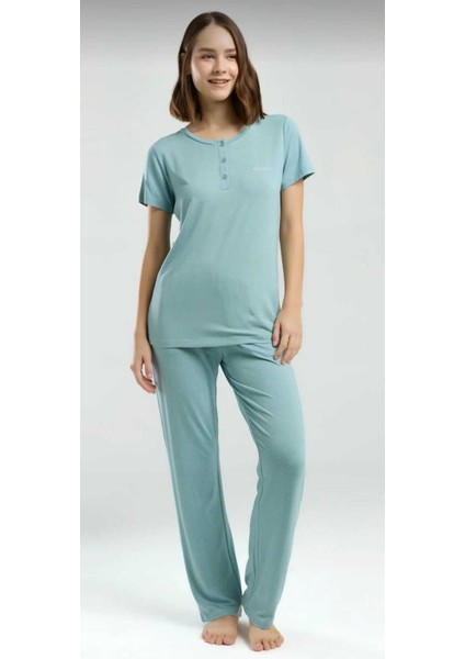 Kadın Kısa Kol Pijama TAKIM-8985 fırsatları