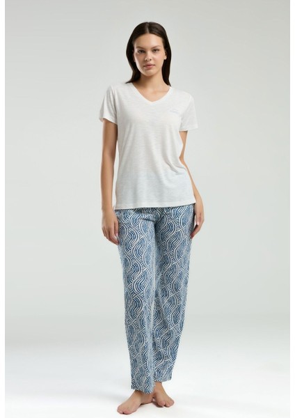 Kadın Kısa Kol Pijama TAKIM-3209