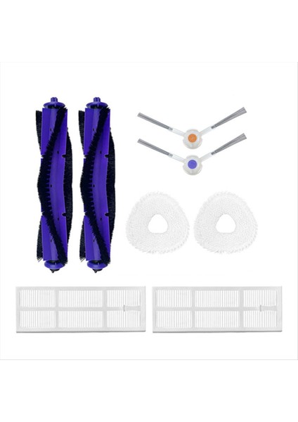 Narwal Freo / Narwal J3 Robot Vakum Süpürge Ana Yan Fırça Hepa Filtre Mop Kumaşları Rag Fırçası Değiştirme (Yurt Dışından)