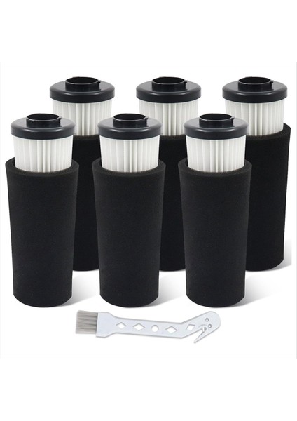 F112 Filtre Değiştirme Kir Şeytan Dik Vakum Süpürücü Ön Motor Koku Tatma Filtre Seti Parçayı Değiştirin AD47936 (Yurt Dışından)