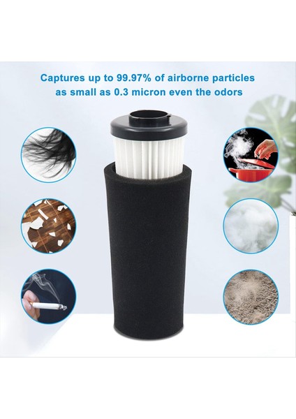 F112 Filtre Değiştirme Kir Şeytan Dik Vakum Süpürücü Ön Motor Koku Tatma Filtre Seti Parçayı Değiştirin AD47936 (Yurt Dışından) modelleri