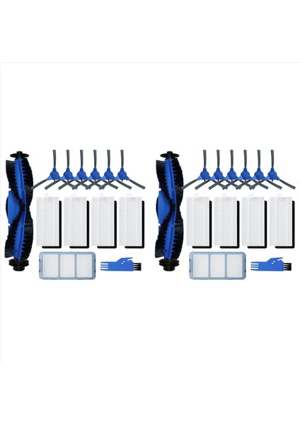 Eufy Robovac 11S 12 15T 15C 25C 30 30C 35C Ince Halı Robotik Vakum Için 2x Yedek Parça (Yurt Dışından)