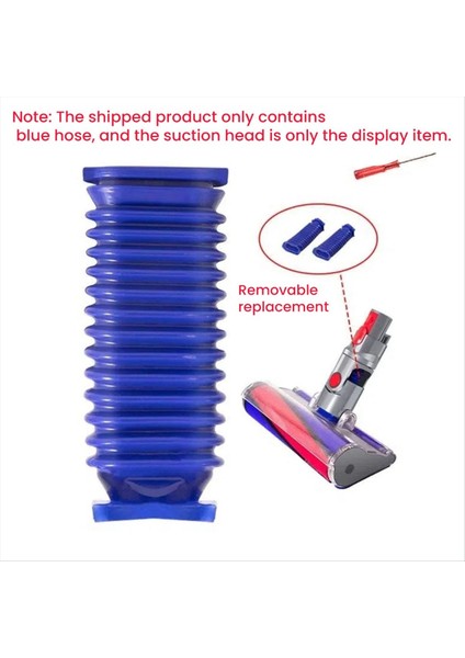 2pcs Dyson V6V7V8V10V11V15 Yumuşak Velvet Elektrik Emme Başlığı Hortumu Değiştirmek Için Vakum Süpürge Hortumu (Yurt Dışından) modelleri