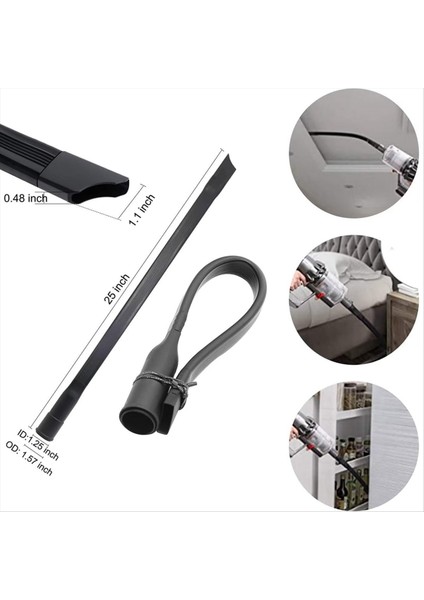 11PCVACUUM Ekleri 2 1/2in Ila 1/4in Ila 1 3/8in ve 1 7/8in Ila 1in Vakum Hortum Adaptör Kiti Evrensel Vakum Aksesuarları (Yurt Dışından) modelleri