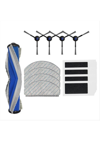 Ecovacs Için Debot N20/N20 PLUS/N20 Pro Plus Vakum Parçaları Ana Roller Yan Fırça Hepa Filtre Mop Pad Kumaş (Yurt Dışından)
