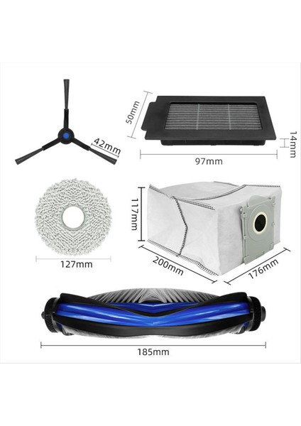 Ecovacs T50PRO Robot Vakum Süpürge Aksesuarları Vakum Süpürge Parçaları Vakum Süpürge Yedek Kiti (Yurt Dışından) indirimleri