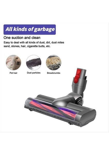 Türbin Fırçası Dyson V7 V8 V8 V10 V11 V15 Motor Fırçası Yüksek Tork Vakum Temizleyici Doğrudan Millete Fırçası Zemin Fırçası (Yurt Dışından) fırsatları