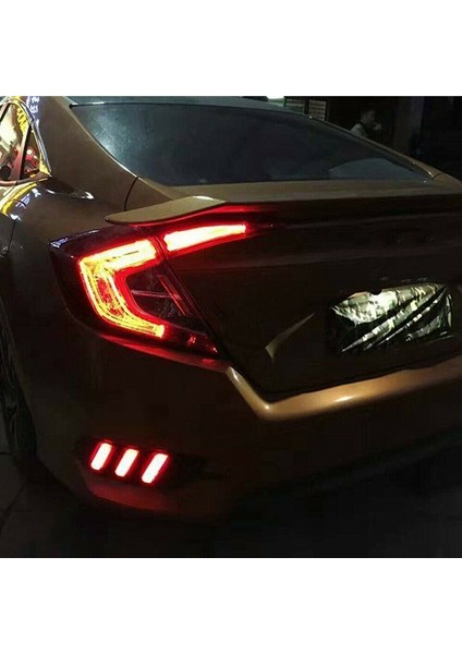 Honda Civic 4 Kapılı Sedan 2016-2019 LED Arka Tampon Lambası Arka Sis Lambası 2 Adet (Yurt Dışından) modelleri