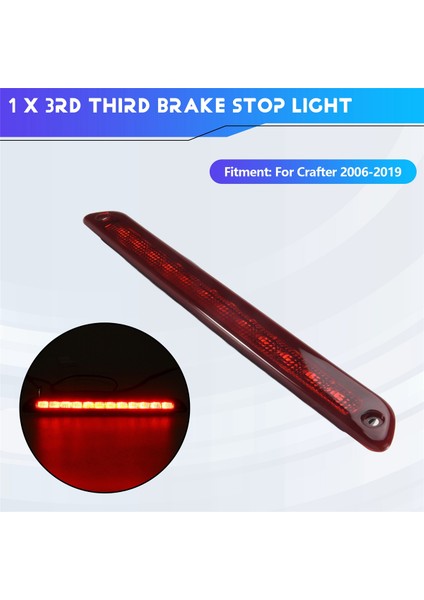 Mercedes Sprinter / Crafter 2006-2019 Için LED Arka Yüksek Fren Arka Işık Lambası 3. Üçüncü Fren Durdurma Lambası (Yurt Dışından) fırsatları