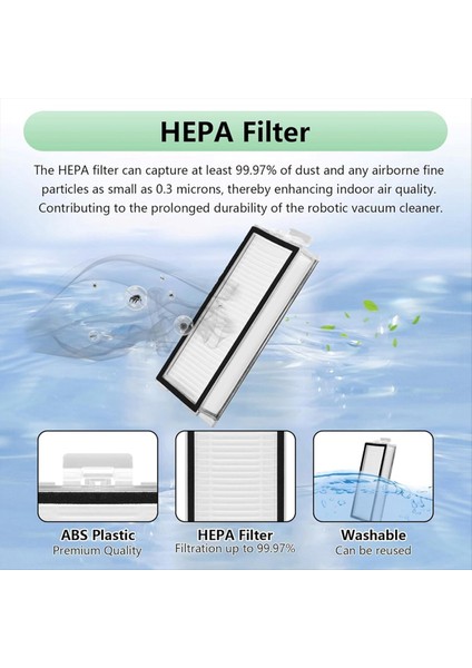 Roborock Q7 Için Q7+ Q7 Max Q7 Max+ (Artı) Robot Vakum Temizleyici Aksesuar Kitleri Ana Yan Fırça Filtre Paspas Torbaları (Yurt Dışından) fırsatları