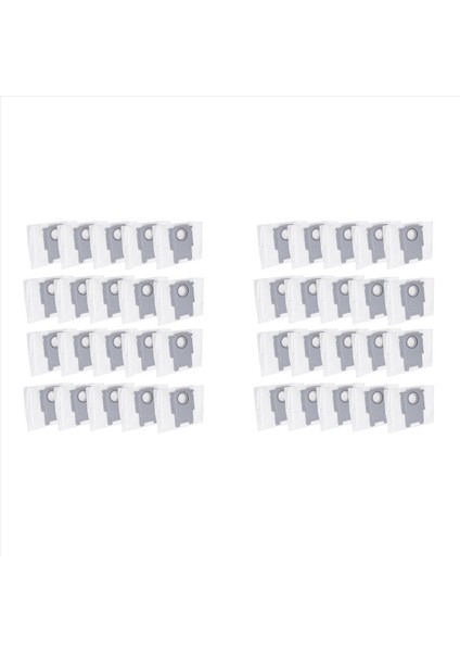 Roborock S8+ / S8 Pro Ultra / S7 Maxv Ultra / Q5 / Q5+ / Q7+ / Q7 Max+ Çöp Torbası Vakum Süpürge Aksesuarları Için 40 Pcs (Yurt Dışından)
