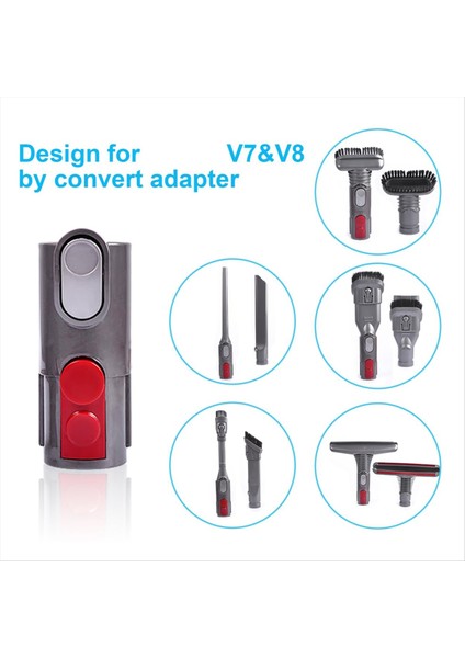 Dyson V6 V6 V7 V7 V8 DC33 DC34 DC35 DC59 DC62 Yedek Parça Kiti Fırça Nozul Zemin Meme (Yurt Dışından) fiyatları