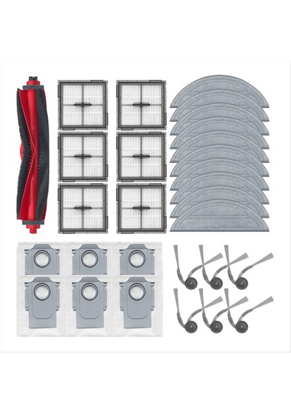 Roborock Q10 S5/Q10 S5+/Q10 X5/Q10 X5+/Q10 VF/Q10 Vf+ Yedek Parçalar Ana Yan Fırça Hepa Filtre Paspas Bezi Toz Torbası (Yurt Dışından) fırsatları