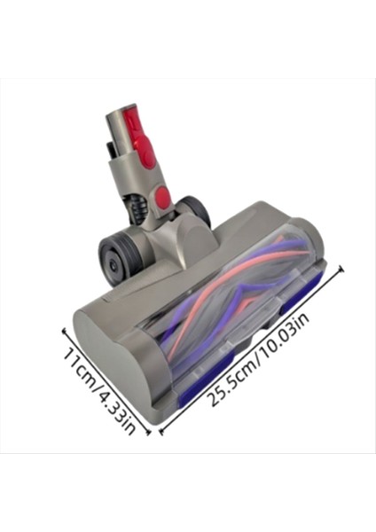 Dyson V7 V8 V10 V11 V15 Kablosuz Elektrikli Süpürge Için LED Toz Işıklı, Dolaşmayı Önleyici Tasarımlı Silindir Fırça Başlığı (Yurt Dışından) modelleri