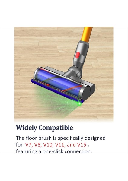 Kafa Türbin Zemin Aracı Tozlu Vakum Ekleri Dyson V7 V8 V10 V11 V15 Siklon Kablosuz Temizleyiciler Parçalar (Yurt Dışından) fırsatları