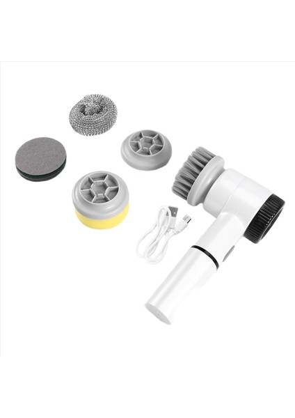 Elektrikli Temizlik Fırçası Ayakkabı Fırçası Zemin Fırçası Çok Fonksiyonlu Elektrikli Temizlik Fırçası, Banyo Zemin Mutfak Temizliği (Yurt Dışından)