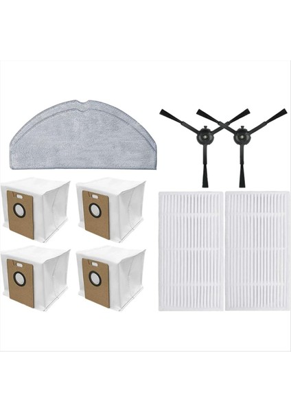 Tapo RV30 Max / RV30 Max Plus / RV20 Max / RV20 Max Plus Robot Süpürge Için Filtre Toz Torbası Yan Fırça Paspas Bezi (Yurt Dışından) fırsatları