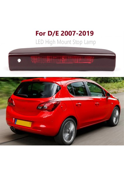 Araba LED Yüksek Montajlı Stop Lambası 3. Arka Stop Lambası Vauxhall Corsa D/e Opel Üçüncü Fren Lambaları 13188045 1222130 (Yurt Dışından) fırsatları