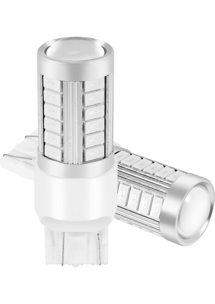 7443, T20 LED Ampuller Kırmızı 900 Lümen Süper Parlak Dönüş Sinyal Lambası Fren Dur Park Lambası Geri Vites Lambası Arka Lamba Ampulü Dc 12V 3.6W (2'li Paket) (Yurt Dışından) modelleri