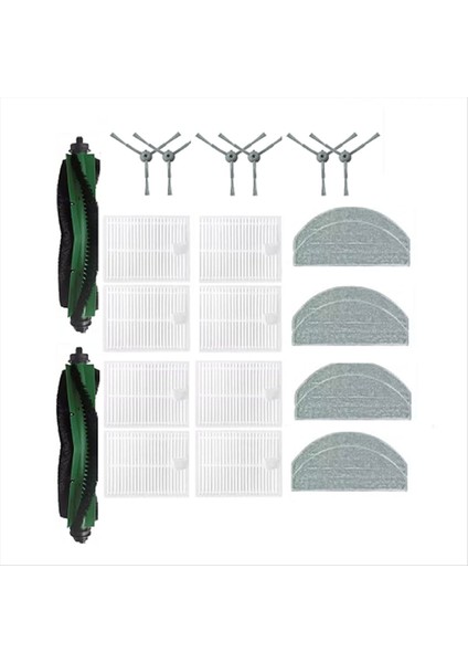 Conga 7490 Ultimate Home Genesis/lubluelu L20 Süpürme Robotu Aksesuarları Temizleyici Parçalarının Değiştirilmesi Için 24 Parça (Yurt Dışından) fiyatları