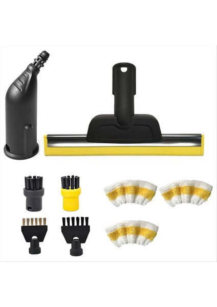 Karcher Sc1 Sc2 Sc3 Sc4 Sc5 Buharlı Temizleyici Aksesuarları Yuvarlak Fırça Derz Fırçaları Cam Sileceği Mikrofiber Bez (Yurt Dışından)