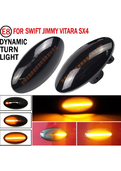 Araba Dinamik LED Yan Işaret Lambası Dönüş Sinyal Lambası Suzuki Apv Arena Alto Grand Vitara Ignis Jimny Sx4 (Yurt Dışından) fiyatları