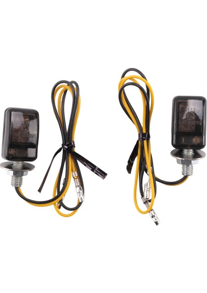 2 Adet Evrensel LED Siyah Mini Küçük Küçük Göstergeler Dönüş Sinyalleri Motosiklet Motorsiklet Yamaha Için (Yurt Dışından) fiyatları