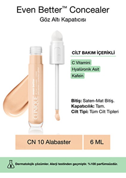 Even Better Kapatıcı Cn 10 Alabaster Göz Çevresi İçin Nemlendirici Etki 7 ml modelleri