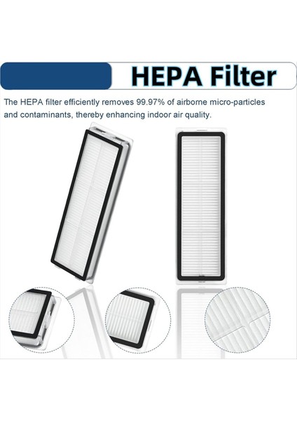 Dreame D10 Plus Gen 2 Robot Süpürge Aksesuarları, Ana Yan Fırça Hepa Filtreleri, Paspas Bezi, Toz Torbaları (Yurt Dışından) modelleri