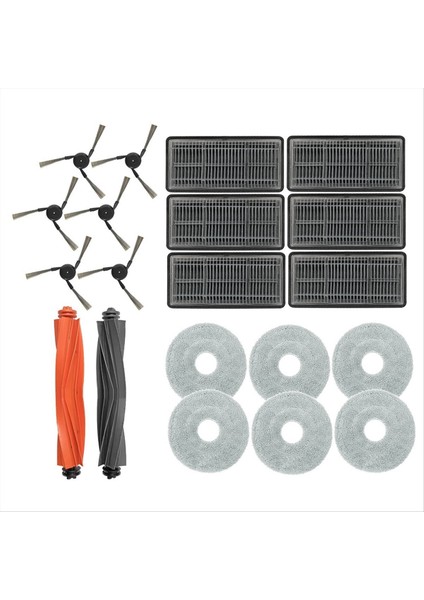 Dreame X40 Pro Ultra Vakum Parçaları Için Ana Silindir Yan Fırça Hepa Filtre Paspas Bezi (Yurt Dışından)