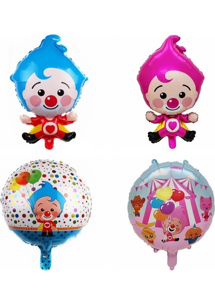 Folyo Balonlar Mutlu Yıllar Dekorasyon Çocuk Anime Globos Plim Parti Malzemeleri Hava Balon Bebek Duş Palyaço Sihirbaz Çocuk Oyuncakları Renk: 6/balon Boyutu: Diğer (Yurt Dışından)