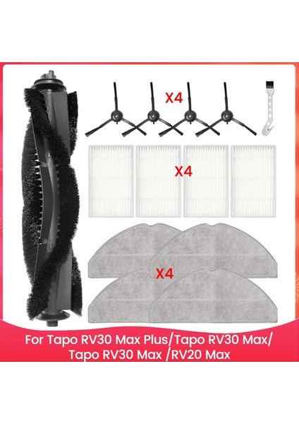 Tapo RV30 Max Plus/tapo RV30 Max/tapo RV30 Max /RV20 Max PLUS/RV20 Max Elektrikli Süpürge Aksesuarları Için Yedek Parça (Yurt Dışından)