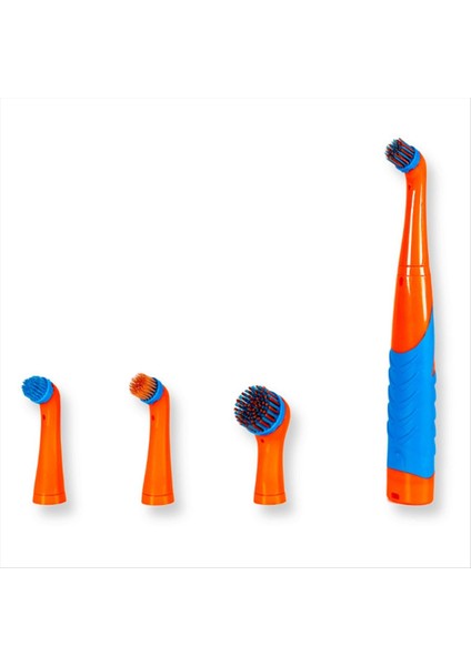 Elektrikli Temizleme Fırçası Mutfak Temizlik Malzemeleri Değiştirilebilir Fırça Ayakkabı Fırçası Banyo Temizlik Aletleri (Yurt Dışından)