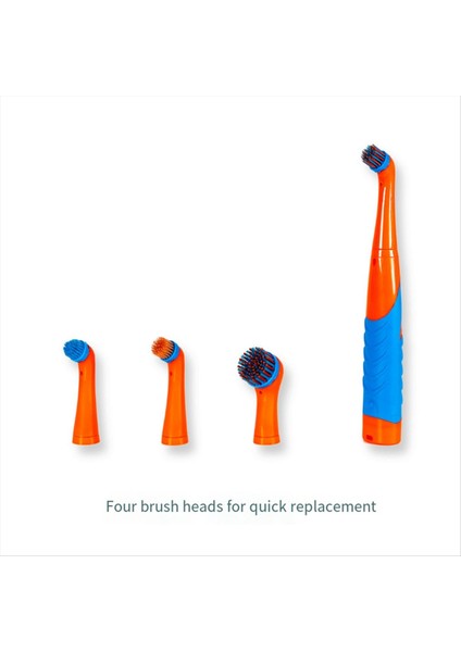 Elektrikli Temizleme Fırçası Mutfak Temizlik Malzemeleri Değiştirilebilir Fırça Ayakkabı Fırçası Banyo Temizlik Aletleri (Yurt Dışından) modelleri