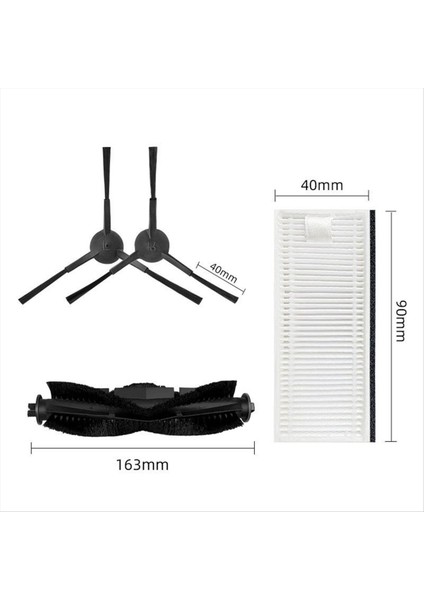 Yedek Parçalar Thamtu G11 Robot Vakum Süpürge Filtresi, Ana Yan Fırça, Haddeleme Fırçaları, Vakum Aksesuarları (Yurt Dışından)