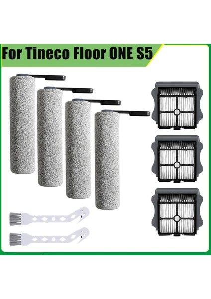 Tineco Stretch Floor One S5 Zemin Fırçalama Makinesi Aksesuarları Rulo Fırça Filtre Yedek Aksesuarları Fırça (Yurt Dışından)