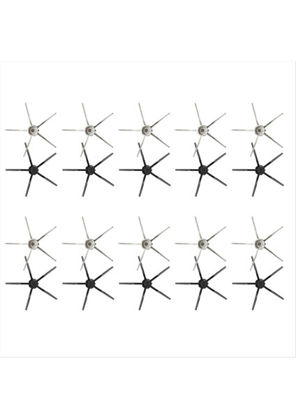 Roborock Xiaomi Sweeper S50 Yan Fırça S7 S8 T7S P10 G10S G20 Aksesuarları Beşgen Yan Fırça ile Uyumludur (Yurt Dışından)