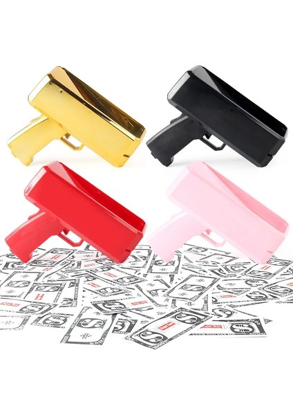 Money Gun Oyuncak Parti Oyunu Banknote Ateş Tabanca Kağıt Money Düğün Doğum Günü Dekorasyon Atıcı Atma Oyuncaklar Kidscolor: 100 Pcs (Yurt Dışından)