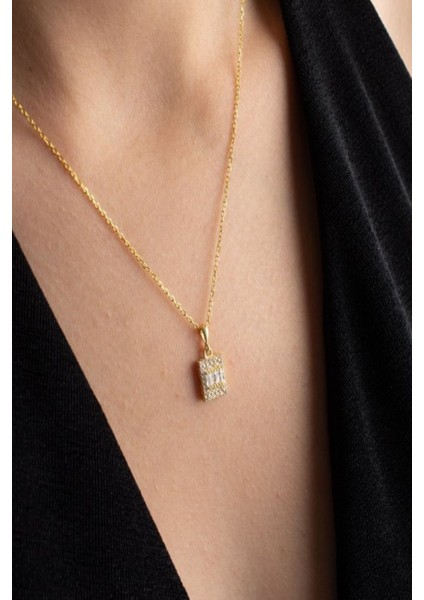 925 Ayar Gümüş Pırlanta Modeli Kolye-Küpe Takı Seti indirimleri