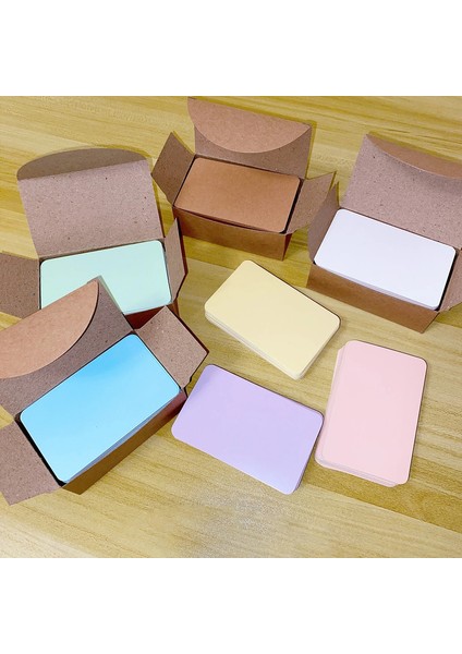 10/30/60PCS Renk Kelime Kartı Kraft Kağıt Kartı Kartpostal Retro Boş Boş Dıy El Yazısı Yazma Kartı Etiketi Yer Imi Öğrenme Kartı Renk: Turuncu/boyut: 10 Adet (Yurt Dışından)